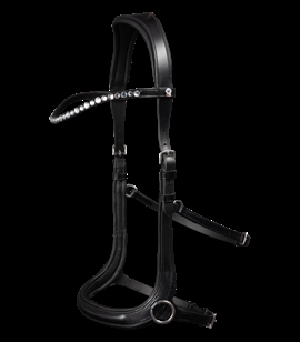 Waldhausen  X-Line Bidløs trense Sensation - Sort